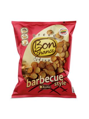 Изображение Хлебные чипсы со вкусом БАРБЕКЮ, "BON CHANCE" 60гр. 1/40