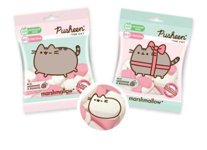 Изображение (ZF-11-8) PUSHEEN воздушный зефир для десертов 125г  1/20